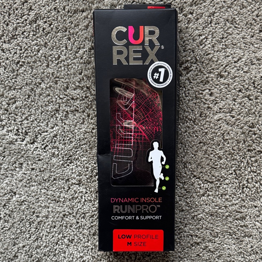 Currex RunPro Dynamic Insole low profile M size